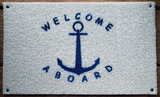 Quik•Marine Dock Boarding Mat - Welcome Aboard